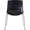 Lorell Arctic Series Stack Chairs Foam Black, Fabric Seat, PK2 42948 - alternate 6